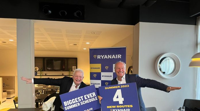 Ryanair Launches Biggest Ever Knock Schedule with New Lanzarote Route