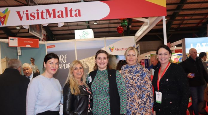 Sharon Jordan and Emer Roche Chat with Tolene van der Merwe, Director of the Malta Tourism Authority