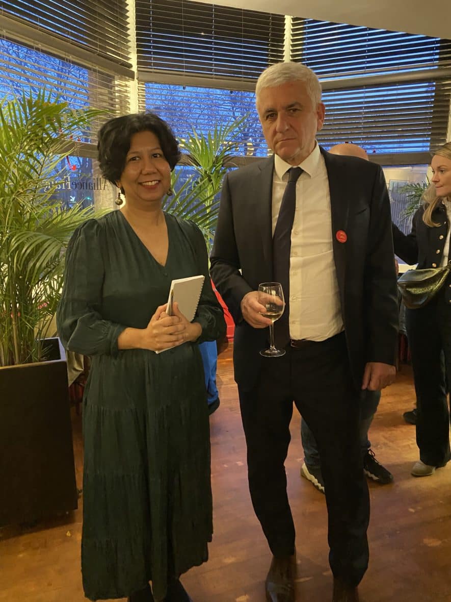 ITTN's Prerna Shah with Hervé Morin, President of Normandy region