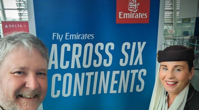 ITTN on Dubai Fam Trip with Emirates Shane Cullen ready to "Fly Emirates" to Dubai