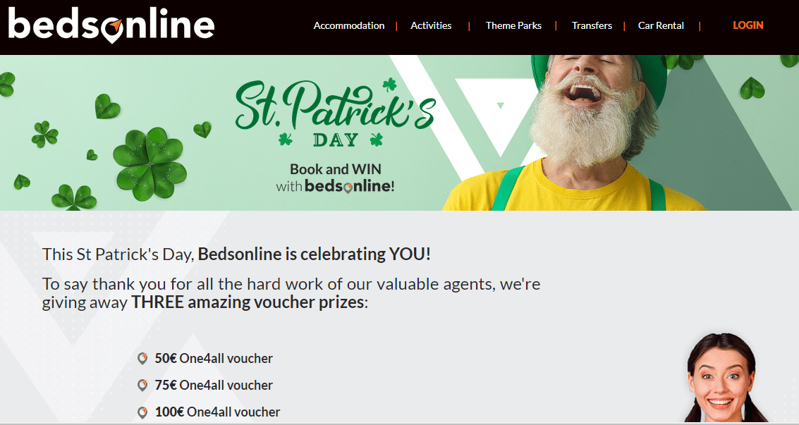 Marks St Patrick’s Day with Incentive Offer to Irish Travel