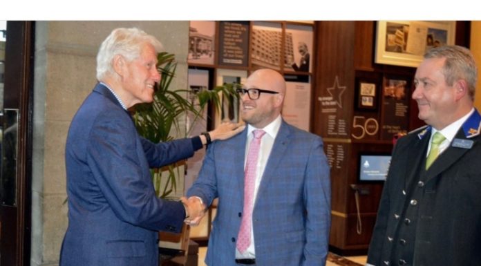 Bill Clinton Reconnects with Europa Hotel 25 Years on from Good Friday Agreement