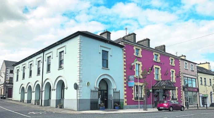 Granard Booktown Festival Hopes to Boost Tourism A shot of the colourful buildings at Granard, where the book festival takes place