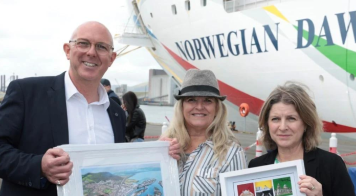 Belfast Harbour Welcomes 2 Millionth Cruise Ship Visitor as NCL’s Norwegian Dawn Docks