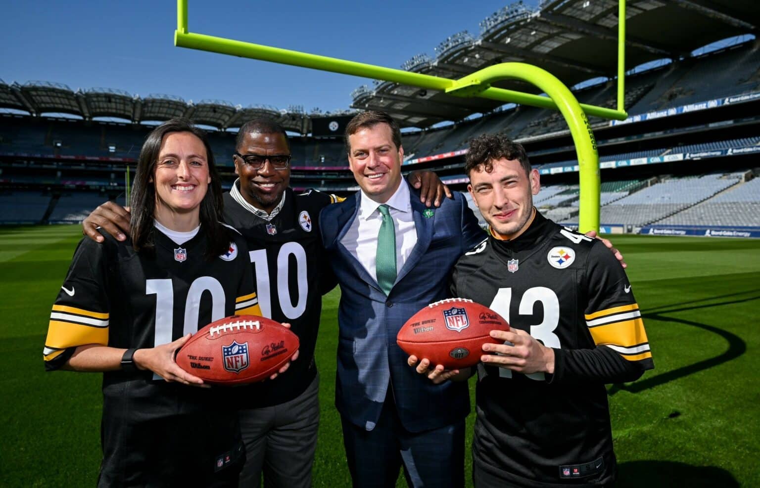 NFL Pittsburg Steelers visit Newry as part of plans to expand brand in  Ireland – Armagh I