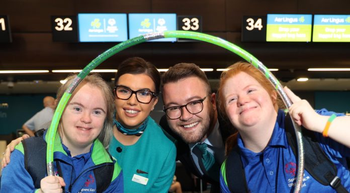 Aer Lingus-Sponsored Team Ireland Jets off to 2023 Special Olympics World Games in Berlin