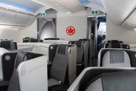 Air Canada inflight services upgrade