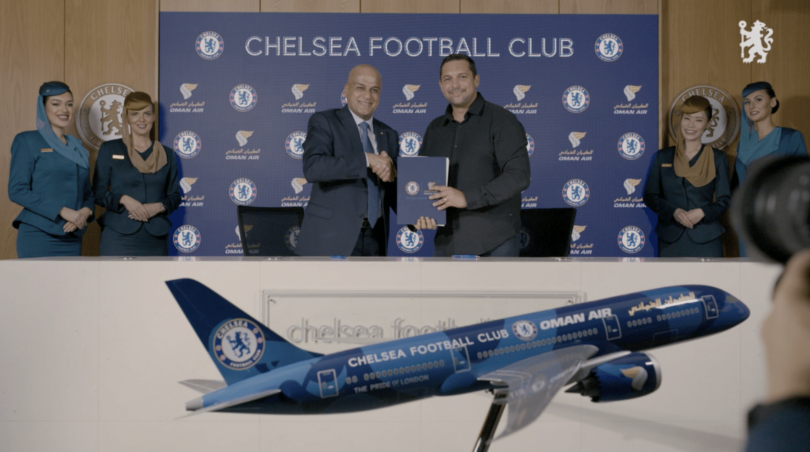  Sponsorship Deal with Chelsea FC