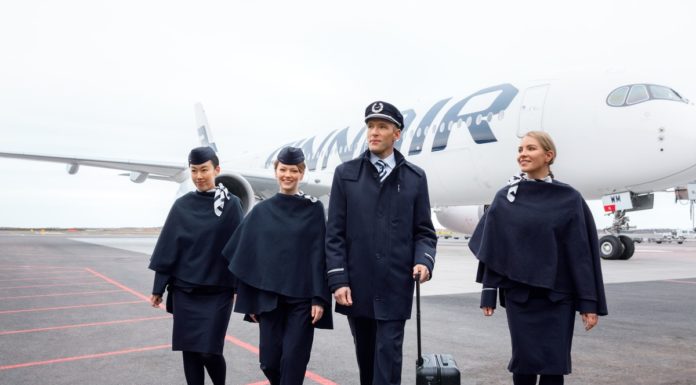 Finnair Finds Novel Uses for Old Cabin Crew Uniforms staff uniform recycling