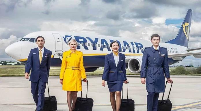Ryanair Launches Recruitment Drive for 150 Dublin, Cork and Shannon-Based Cabin Crew Jobs Ryanair cabin crew