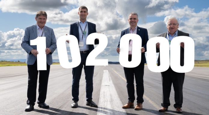 Ireland West Airport Knock Posts Busiest Month in 38-Year History