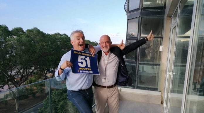 Ryanair Increases Malta-Dublin Frequency as Part of Expanded Maltese Winter Schedule