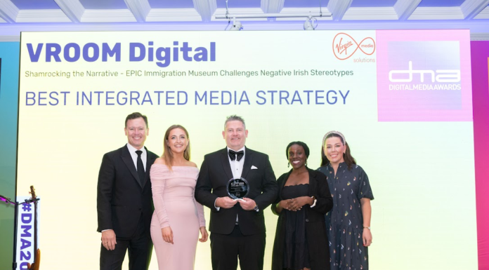 EPIC and VROOM Digital Win Big at Irish Digital Media Awards