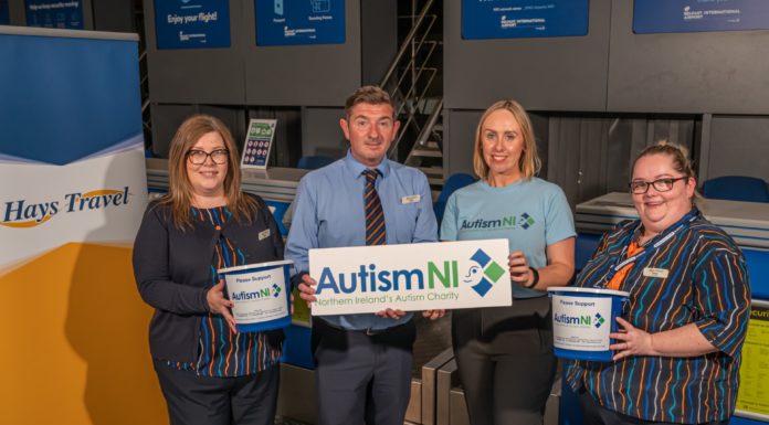 Hays Travel Names Autism NI as Northern Ireland Charity Partner