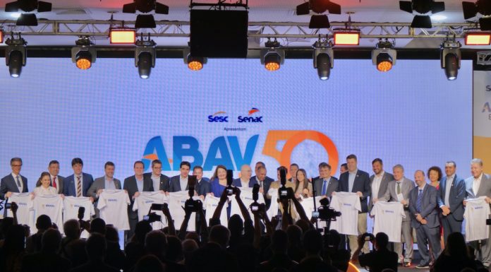 The Woz on World Tourism Day at ABAV Expo in Rio de Janeiro