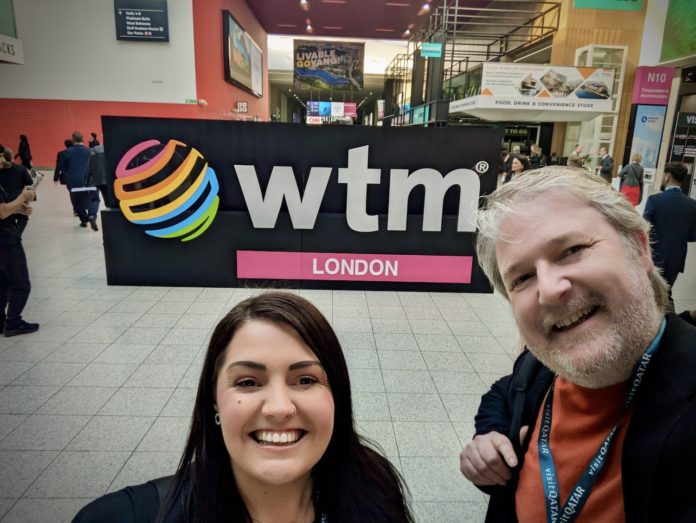 Carrie Day & Shane Cullen (ITTN) at WTM London 2023