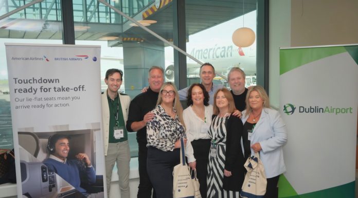 Marking the Return of American Airlines’ Dublin-Charlotte Service in Dublin Airport