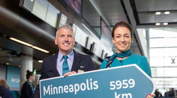 Aer Lingus Officially Takes Off Again from Dublin to Minneapolis-St Paul