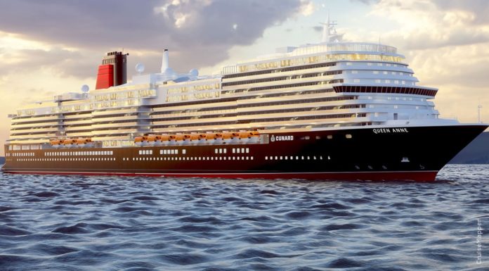 Cunard Takes Ownership of New Luxury Ship ‘Queen Anne’, at Venice Handover Ceremony