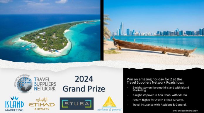 Travel Suppliers Network (TSN) Giving Away Trip-of-a-Lifetime to Maldives as Roadshow 2024 Grand Prize