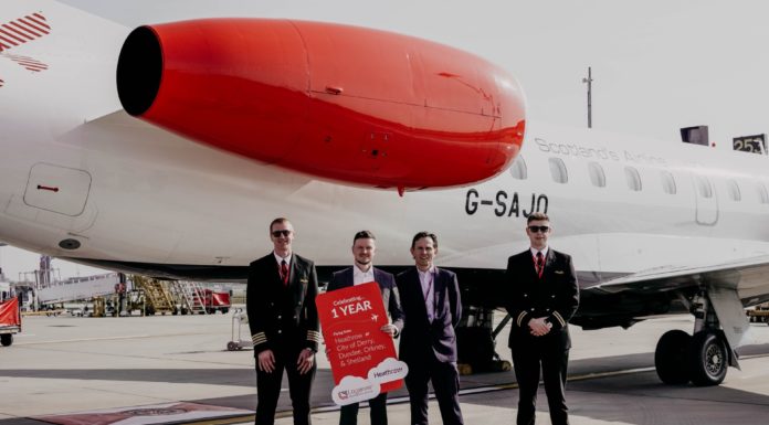 Loganair Marks 1st Anniversary of City of Derry to Heathrow Route