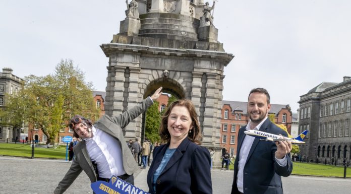 Ryanair Extends Sustainable Aviation Research Partnership with TCD to 2030; Donates Further €2.5m