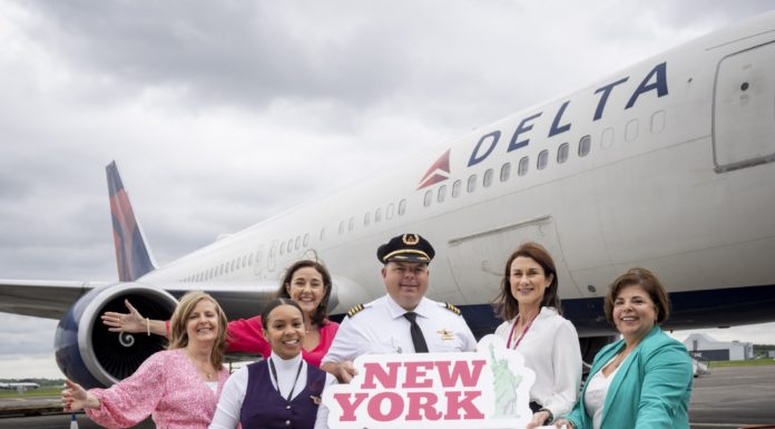 Delta Air Lines Increases Seat Capacity on Shannon-New York Route as Maiden Flight Met with Huge Demand