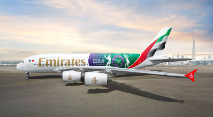 Emirates Named Official Airline Partner of Wimbledon Tennis Championships