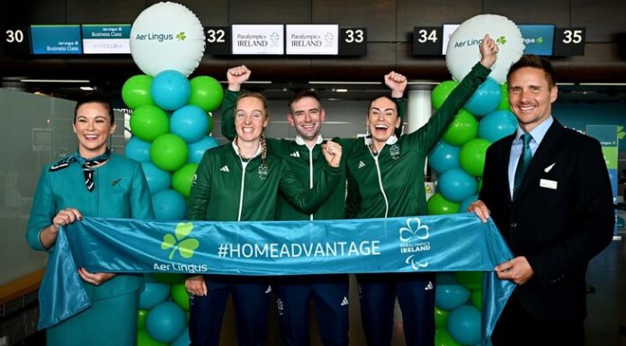 Aer Lingus Jets Team Ireland Off on Pursuit of More Medals at Paralympic Games in France