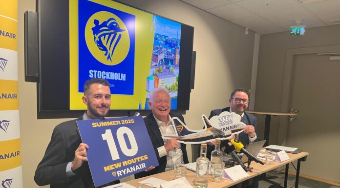 Ryanair Adds 10 New Routes as Sweden Drops Aviation Tax
