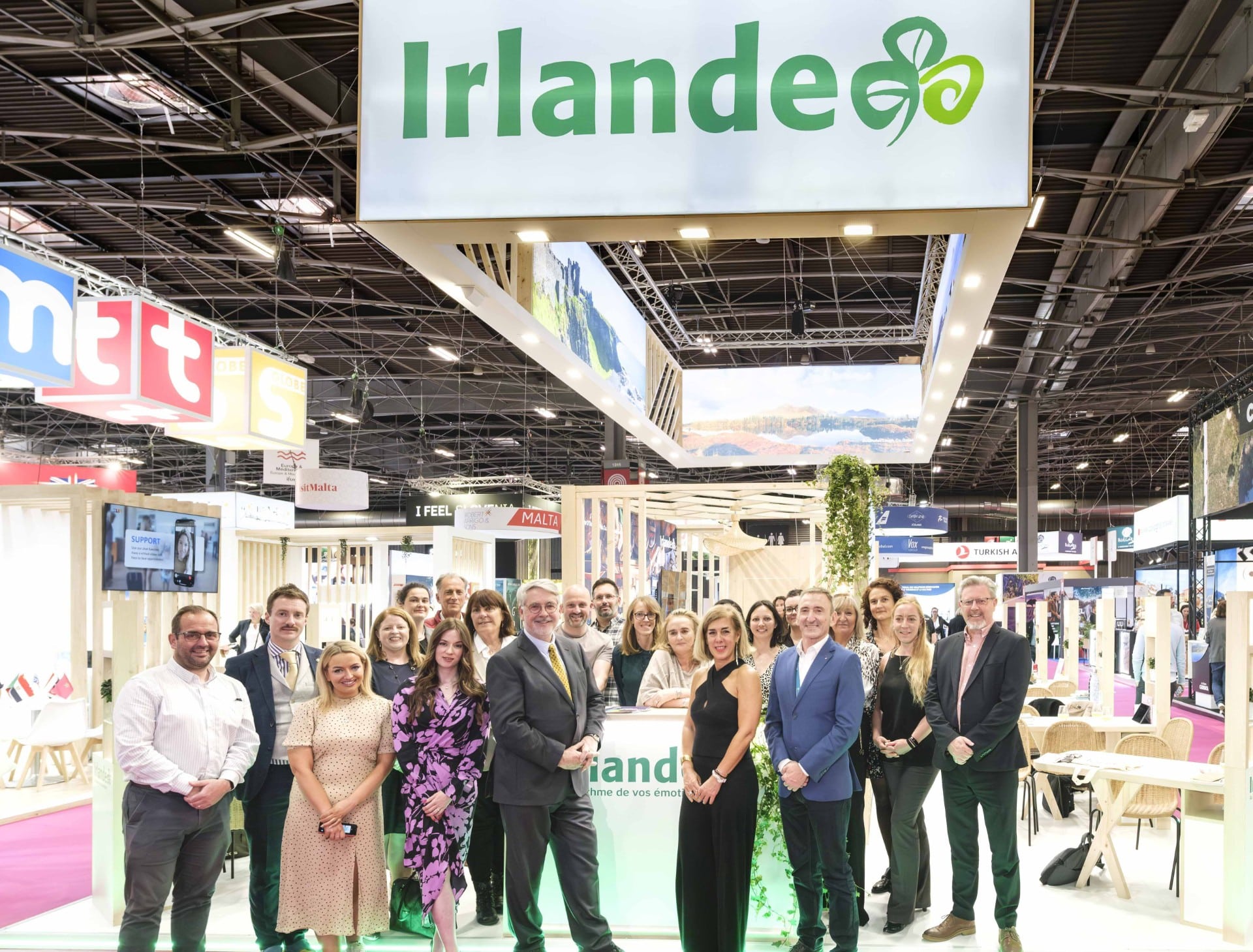 Tourism Ireland and Partners Attend Prestigious Paris Travel Fair