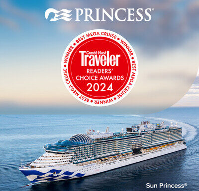 Princess Cruises Voted Best Mega Cruise in US at Condé Nast Awards