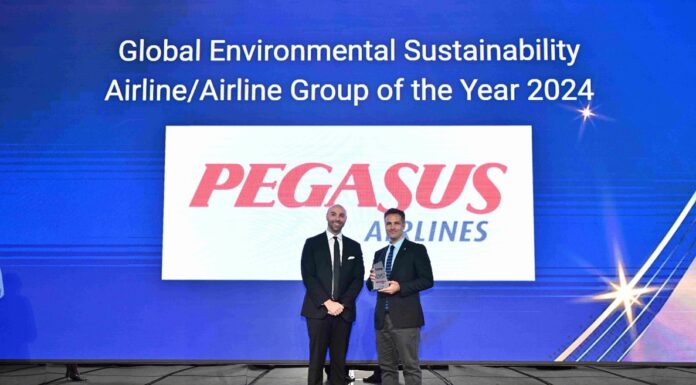 Pegasus Airlines Named ‘Global Environmental Sustainability Airline of the Year’ by CAPA