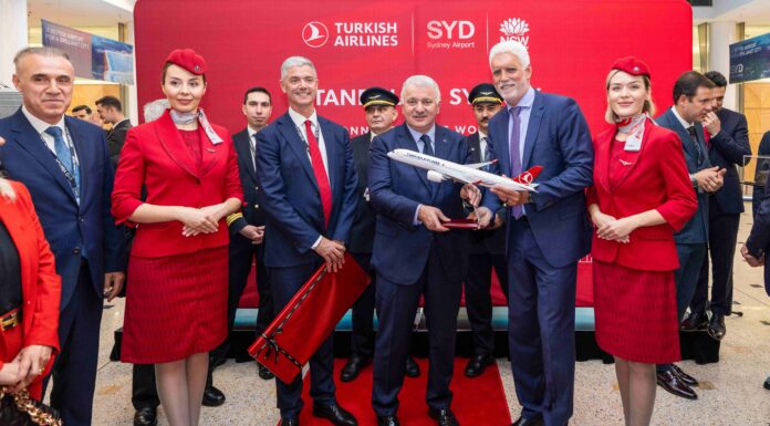 Turkish Airlines Debuts Istanbul-Sydney Route with Longest Flight in its History