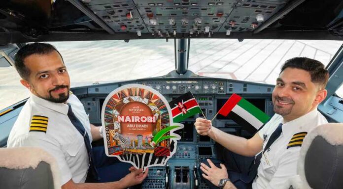 Etihad Formally Starts New Abu Dhabi to Nairobi Service