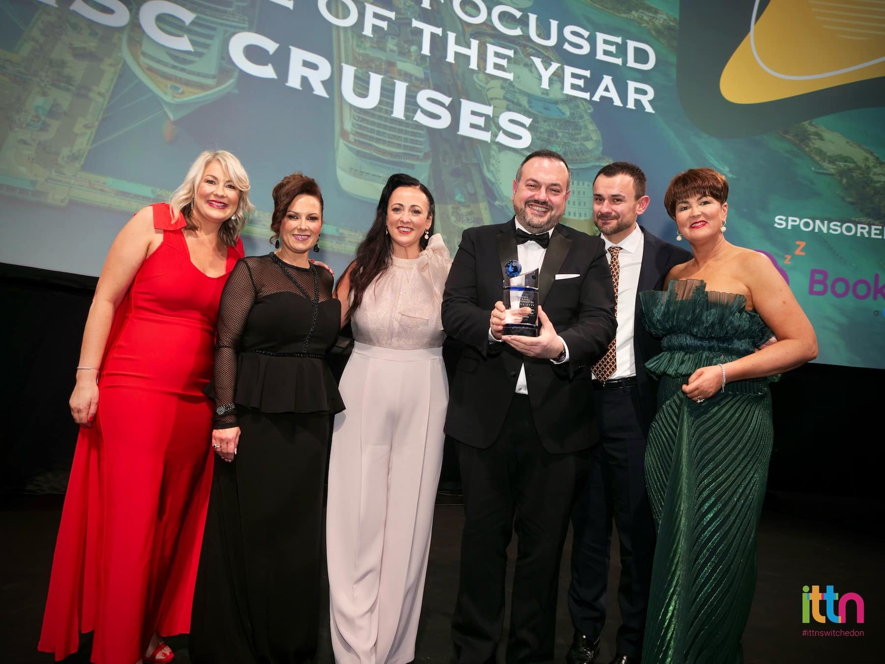 Winners of the Irish Travel Industry Awards 2025 with Headline Sponsor, MSC Cruises