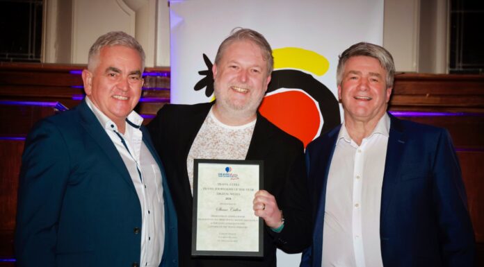 ITTN’s Shane Cullen Wins at the Travel Extra Travel Journalist of the Year Awards