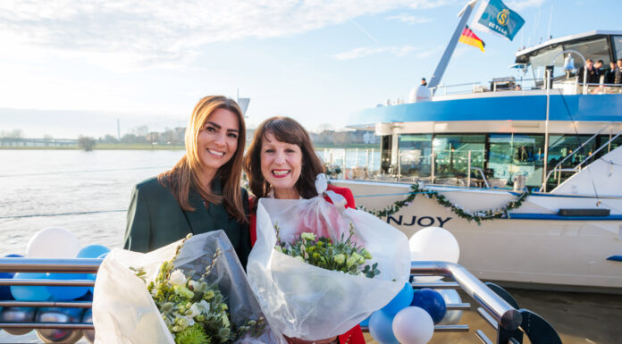 VIVA Cruises Christens Newest Ship VIVA Enjoy in Düsseldorf