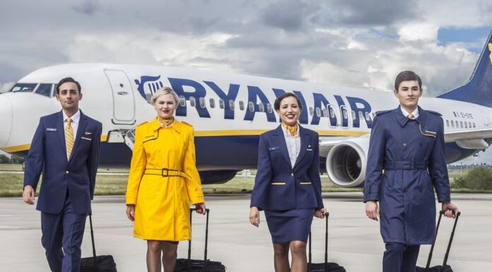 Ryanair to Add 75 Cabin Crew Jobs at Dublin; 2 Recruitment Days Coming Up