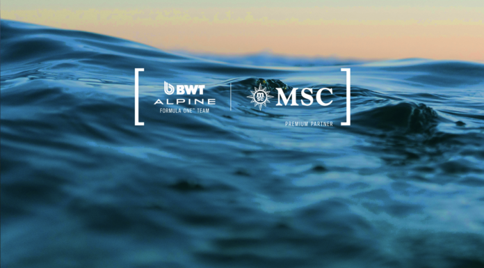MSC Cruises Grows F1 Branding Presence with BWT Alpine Team Partnership