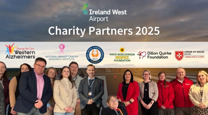 Ireland West Airport Announces 6 New Charity Partners for 2025