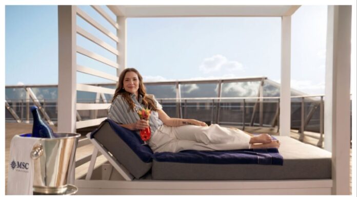 MSC Cruises Names Drew Barrymore Godmother of ‘MSC World America’