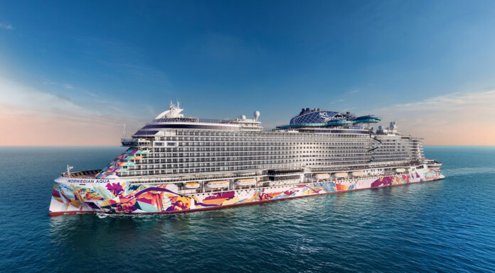 NCL Welcomes First Guests Aboard Norwegian Aqua Ship