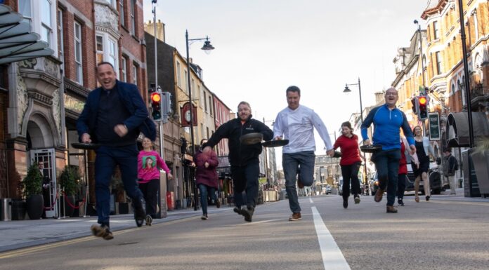 Cork’s Metropole Hotel Holds Annual Pancake Race
