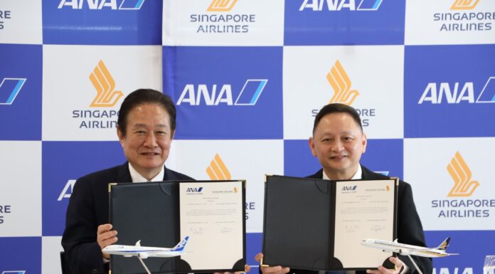 ANA and Singapore Airlines Deepen Relationship with Revenue-Sharing Flights