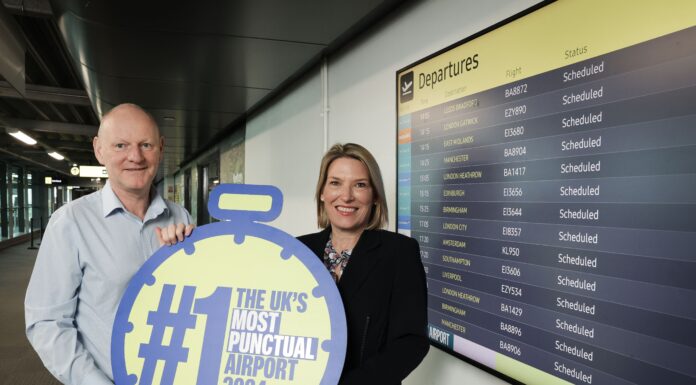 Belfast City Airport Ranked UK’s Most Punctual Airport for 2nd Consecutive Year