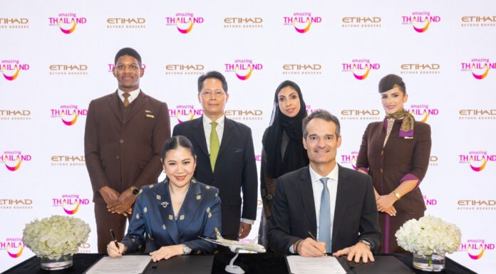 Etihad Signs Promotional Deal with Tourism Authority of Thailand