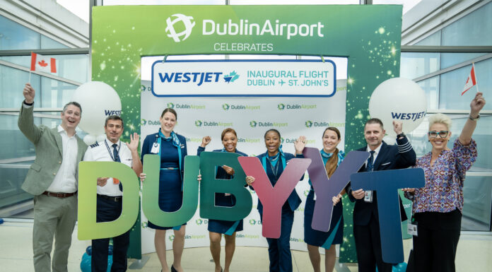 WestJet Commences Long-Anticipated Dublin-St John’s/Newfoundland Direct Route