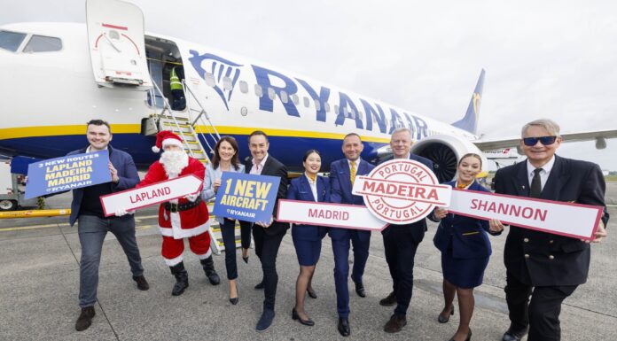 Shannon Airport to See 100,000 Passenger Boost From Massive Ryanair Expansion