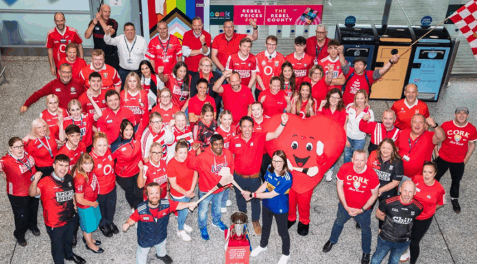 Cork Airport Shows its Support for the Rebel County Ahead of Sunday’s All-Ireland Hurling Final
